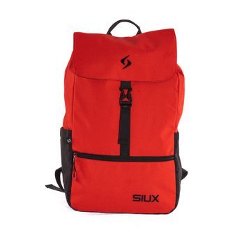 Siux - Mochila De Pádel Pulse Con Espacio Para 1 Pala Y Bolsillos Laterales, Diseño Urbano Y Deportivo, Rojo