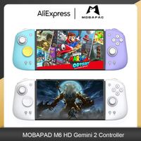 control inalambrico mobapad m6s gemini para nintendo switch  switch oled con joystick de efecto hall vibracion hd y giroscopio de 6 ejes
