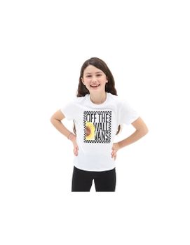 Camiseta Vans Sunlit Crew Niña Blanco