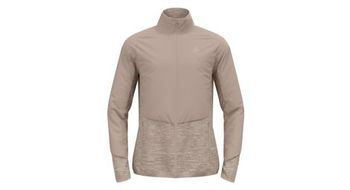 Chaqueta de manga larga odlo run easy warm beige