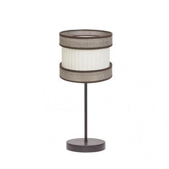 Sobremesa marron/beis modelo Home pequeña 1xe14 FABRILAMP