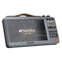 sansui f51 radio fm retro de pantalla de 7 pulgadas altavoz inalambrico altavoz magnetico interno de 3 pulgadas soporte