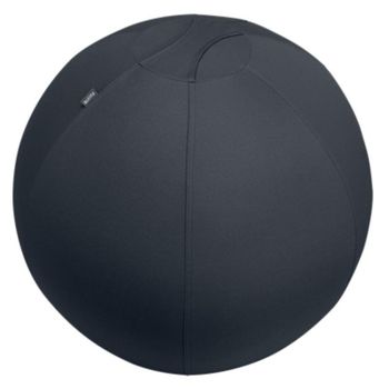 Silla puff Leitz Ergo balón gris 75 cm tela interior tope seguridad