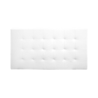 cabecero polipiel pliegues blanco 200x80cm - cama 180190