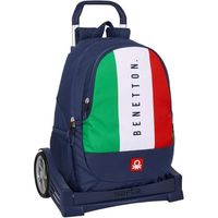 benetton mochila mochila trolley con ruedas compact evolution benetton unique para nina