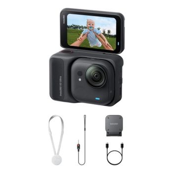 Insta360 GO Ultra 4K Standard Bundle Cámara Deportiva Compacta Negra