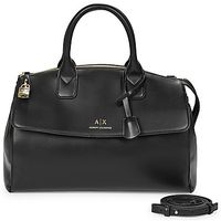 armani exchange bolso de mano jane canvas tote l para mujer