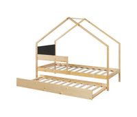 cama nido infantil sodankyla con cama adicional 90x200cm - maderanegro encasa