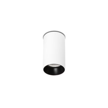 Plafón aluminio blanco mate 6x6x10.5 cm