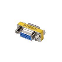 AISENS A114-0082 cambiador de gÃ©nero para cable VGA D-sub D-sub Azul, Plata