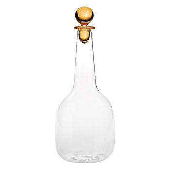 Botella zafferano en vidrio borosilicato y oro amarillo