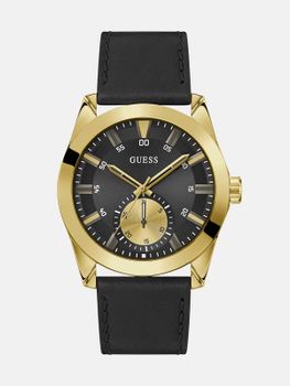Reloj Multifunción De Piel Auténtica
