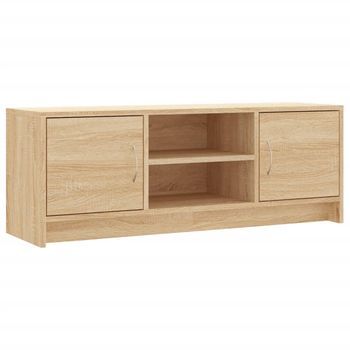 Mueble De Tv Madera De Ingeniería Roble Sonoma 102x30x37,5 Cm