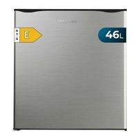 cecotec nevera pequena frigorifico mini minibar 46l grandcooler 20000 silentcompress inox e altura 487cm 48 cm de ancho