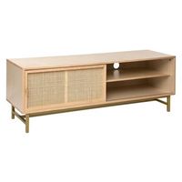 mueble tv rayo abedul y caoba 50x140cm