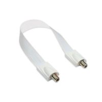 cable coaxial alcasa sat f 32 m conectores f blanco