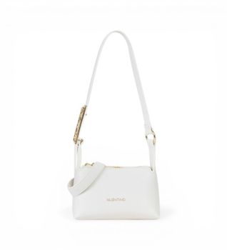 Valentino para mujer. VBS9N513G Bolso bandolera blanco (OSFA), Casual, Poliéster, Poliuretano