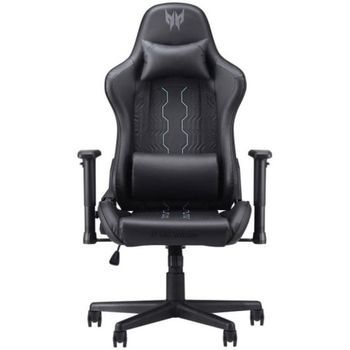 Silla Gaming Acer Predator Rift Go Negra Y Azul  120 Kg  Reposabrazos 1d  Respaldo Ajustable