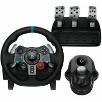 volante de carreras logitech g29 driving force racing wheel playstation 5 ps4 ps3 y pc