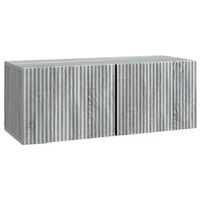 mueble para tv de pared 785 x 31 x 30 cm gris sonoma vidaxl