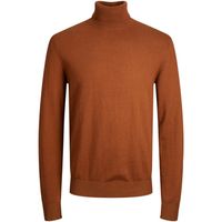 jack  jones jersey 12194865 pktori basic knit roll neck cambridge brown para hombre