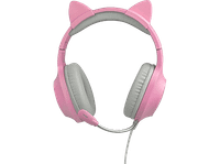 auriculares gaming - fr-tec headset tanooki diadema microfono rosa
