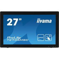 iiyama prolite t2735msc-b2 full hd 27r lcd touchscreen monitor - black black
