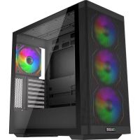 caja pc torre grande evolveo scorpio argb vidrio malla