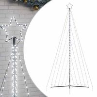 arbol de navidad led 570 leds blanco frio 399 cm vidaxl