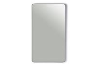 espejo rectangular marco metalico negro