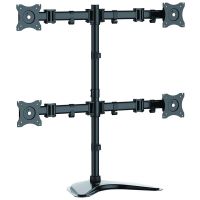 startech armbarquad soporte ajustable vesa para 4 monitores hasta 27