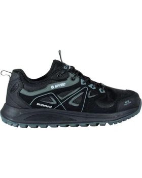 de HI-TEC ZAPATILLAS TAMBRE LOW GRIS CHARCOAL WATERPROOF O090169 NEGRO
