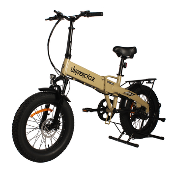 Bicicleta Eléctrica Univercycle B1 - Motor 350w Batería 48v13ah 20 Pulgada Neumáticos Freno De Disco Hidráulico - Caqui
