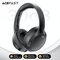 acefast anc 30db reduccion activa de ruido inalambrico 53 auriculares estereo hifi auriculares deportivos 40mm altavoz dinamico con microfono auricular