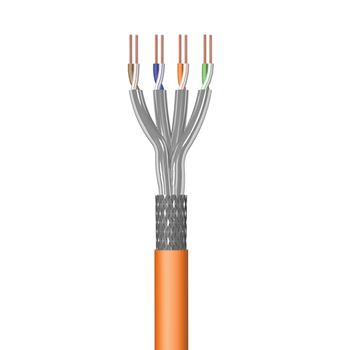 Ewent IM1227 cable de red Naranja 100 m Cat7 S FTP S STP