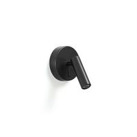 exo lighting - aplique de pared lector minimal ip20 led smd 3w lm negro
