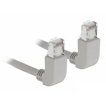 Cable de red DeLOCK 83513 0,5 m Cat6a S/FTP Gris