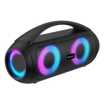 Altavoces Denver portátiles estéreo con bluetooth 40W y luces RGB