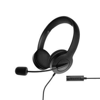 Auriculares Energy Sistem con cable mini jack y USB, micrófono retráctil y memory foam