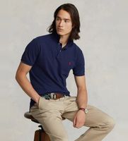 polo ralph lauren para hombre 710782592008 polo de pique marino xxl casual algodon manga corta