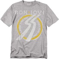 bon jovi camiseta slippery when wet world tour para hombre