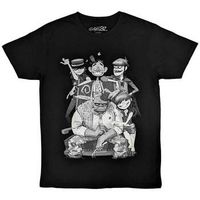 gorillaz tops y camisetas george spray para mujer