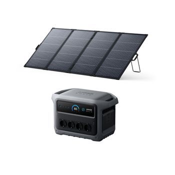 Kit Estación De Energía Anker Solix C1000x Gen 2 + Panel Solar Bifacial 400 W