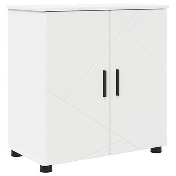 Gabinete De Baño 61 X 35 X 64 Cm Madera De Ingeniería, Metal Vidaxl
