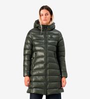 blauer para mujer 25wbldk02069 chaqueton largo adelaide verde s casual poliamida
