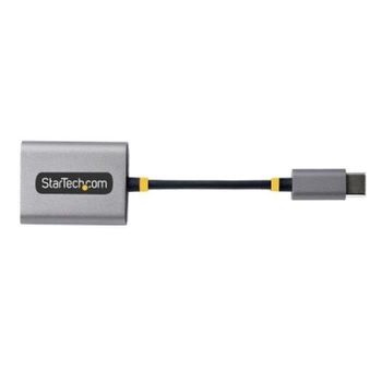 Divisor USB-C StarTech con 2 Puertos 3.5mm y DAC 24 Bits - Gris