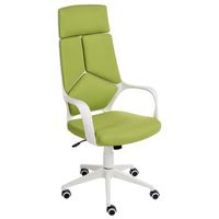 silla de oficina giratoria con altura ajustable tapizado de poliester verde lima delight ii