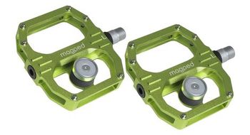Par de pedales magneticos magped sport 2 200n verde
