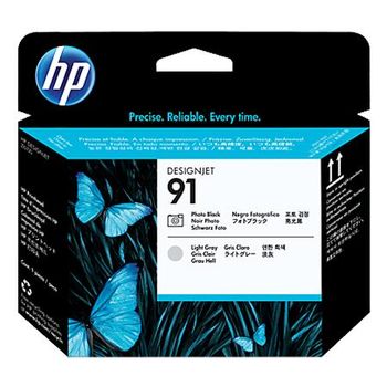 HP 91 Light Grey and Photo Black Original Printhead