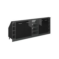 conjunto de armarios para techo inclinado rion lote de 5 vicco